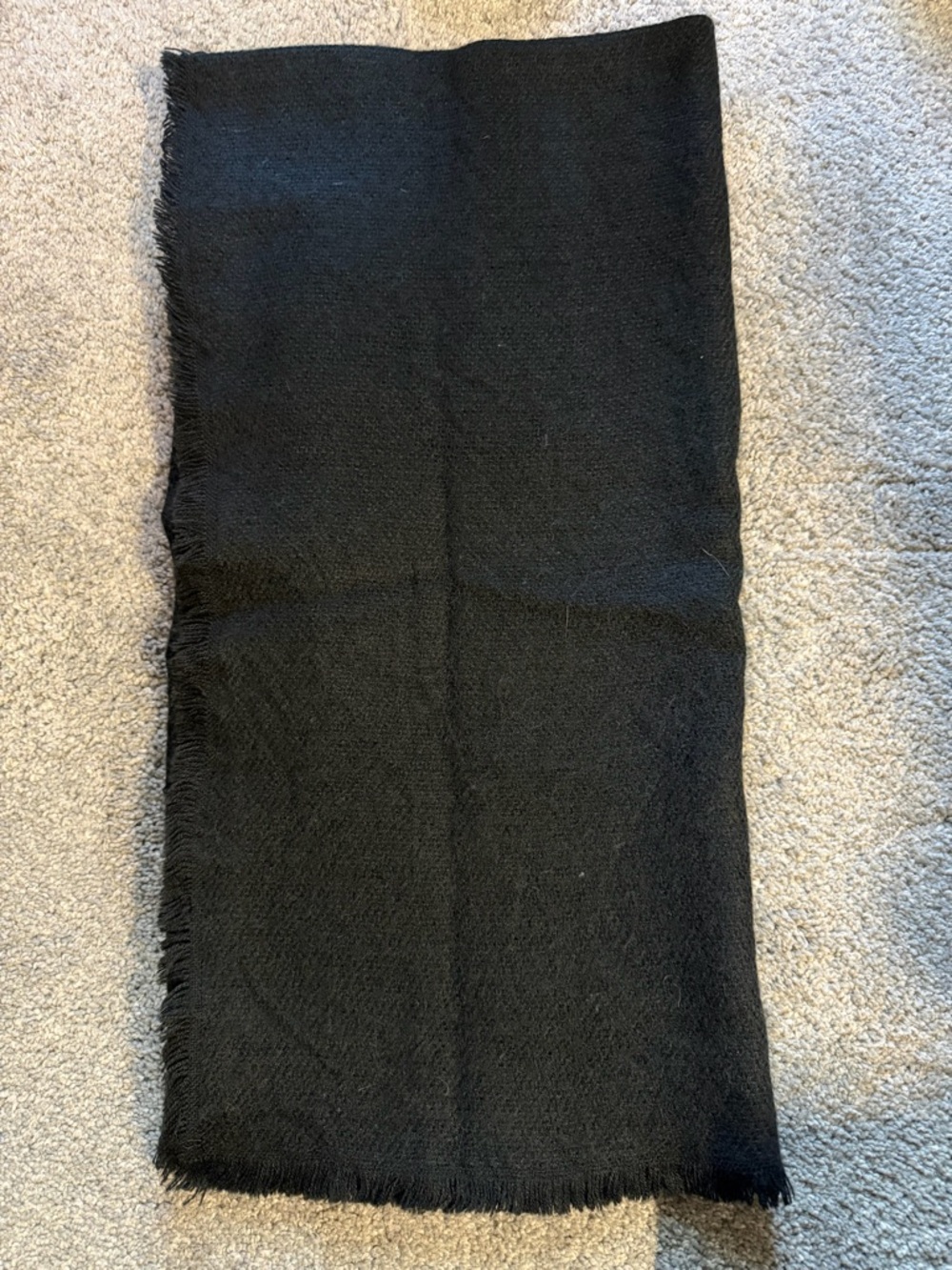 Black Blanket Scarf